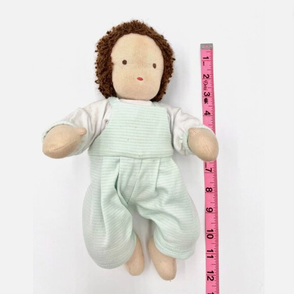 Handmade Waldorf Baby Doll Small Size Cloth Jointed 12" Tall - Picture 2 of 8
